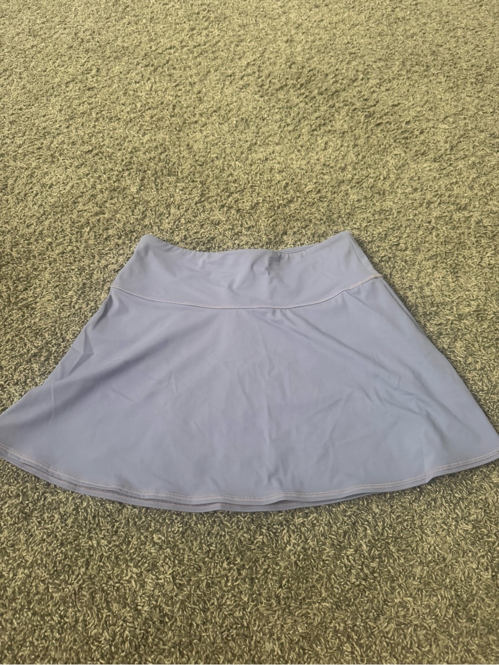 zuda Lavender Flared Athletic Mini Skirt
